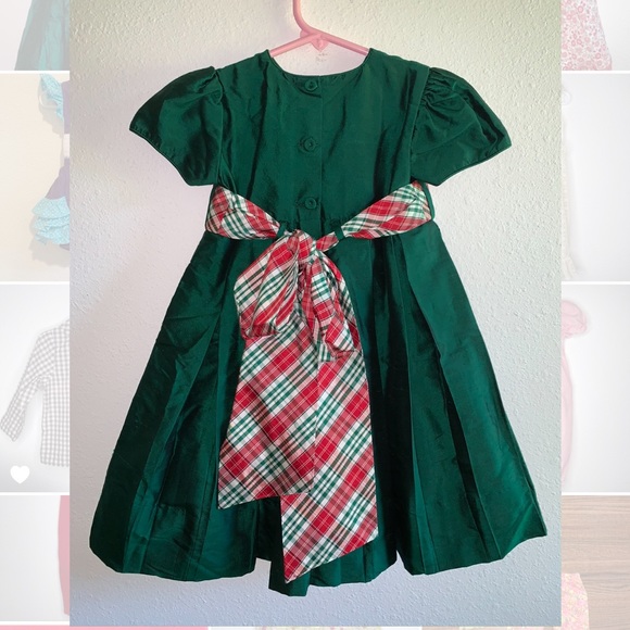 100% silk strasburg heirloom dress - Picture 2 of 3